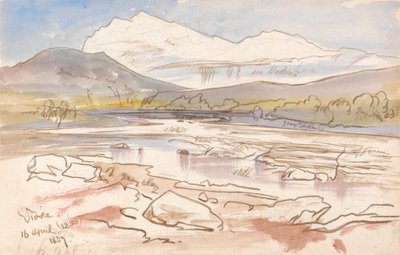 Vjose, 12-30 p.m., 16 aprile 1857 da Edward Lear